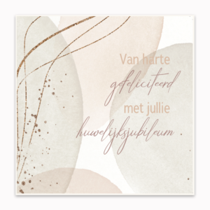 Huwelijksjubileum felicitatie